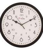Designer Round Analog Black Wall Clock
