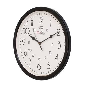 Designer Round Analog Black Wall Clock 3