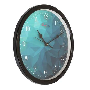Designer Round Analog Black Wall Clock 2