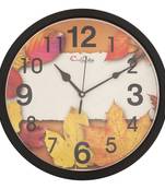 Designer Round Analog Black Wall Clock