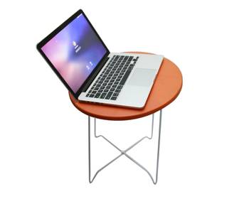 Multipurpose Utility Side Table (Color - Orange, Height - 45Cm, Easy to assemble) 1