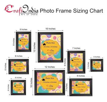 Memory Wall Collage Photo Frame Set of 9 individual photo frames 2