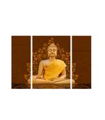 Set of 3 Radha Krishna Premium Canvas Painting