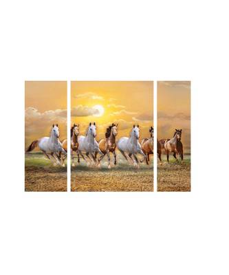 Set of 3 Radha Krishna Premium Canvas Painting 1