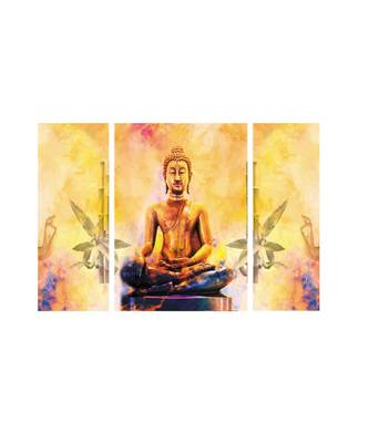 Set of 3 Radha Krishna Premium Canvas Painting 1
