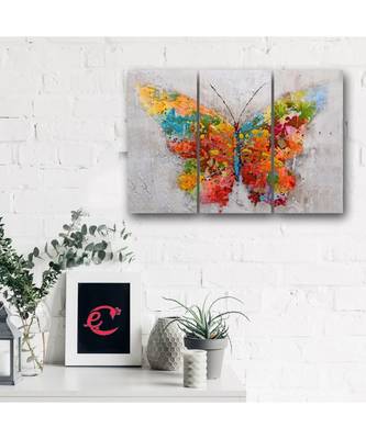 Set of 3 Radha Krishna Premium Canvas Painting 2