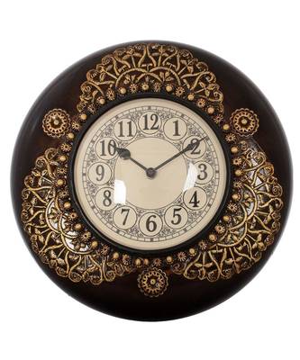 Embossed Vintage Wooden Handcrafted Wall Clock 1