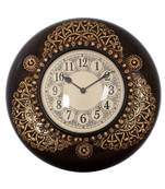 Embossed Vintage Wooden Handcrafted Wall Clock