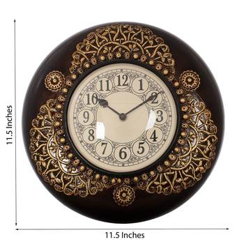 Embossed Vintage Wooden Handcrafted Wall Clock 3