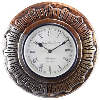 Handcrafted Premium Round Wooden Wall Clock 1