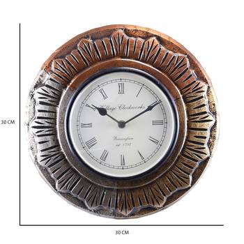 Handcrafted Premium Round Wooden Wall Clock 2