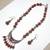 Sand Stone Oxidized Necklace 006
