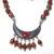 Sand Stone Oxidized Necklace 006