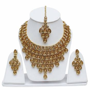 Gold Crystal Chokers 1