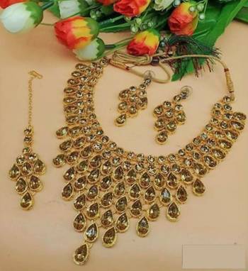 Gold Crystal Chokers 4