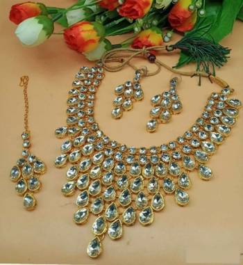 White Crystal Chokers 4