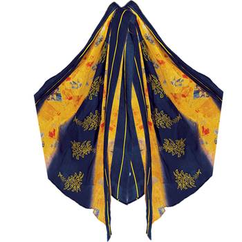 Yellow printed cotton salwar 3