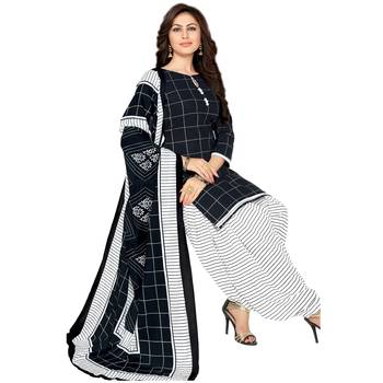 Black printed cotton salwar 3