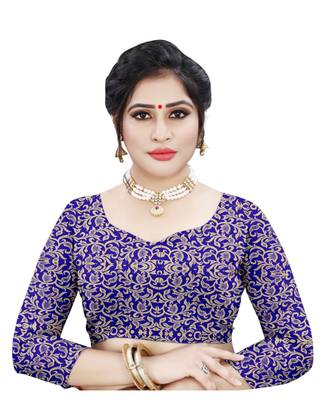 Women   s green Chanderi Cotton Saree with Jari and Satin Lace Border 4