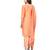 Peach printed cotton unstitched salwar