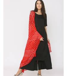 Red Bhandhej Dupatta