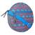 Geomat Grey and Blue Tetron Sling Bag