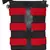Twine Black & Red Striped Canvas Sling Bag