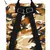 Mini Brown & Multicolour Camouflage Print Canvas Backpack