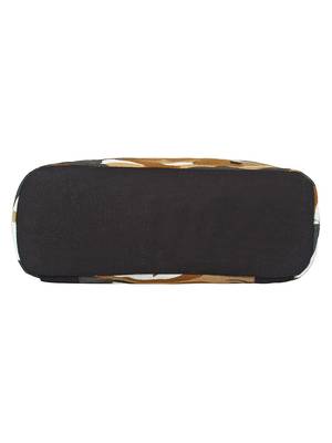 Mini Brown & Multicolour Camouflage Print Canvas Backpack 5