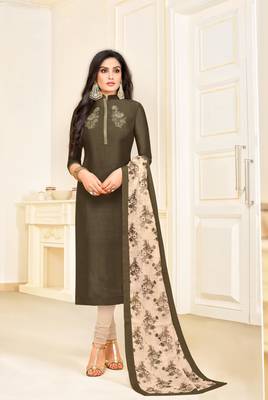 Copper digital print cotton salwar 1