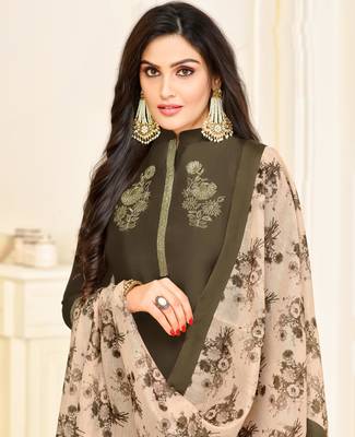 Copper digital print cotton salwar 2