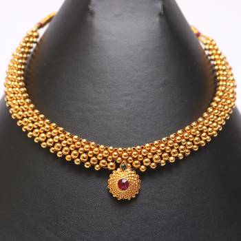 Maharastrian tushi necklace set 1