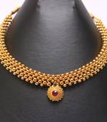Maharastrian tushi necklace set
