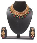 Multicolour copper necklace set