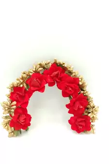 red rose gold flower veni