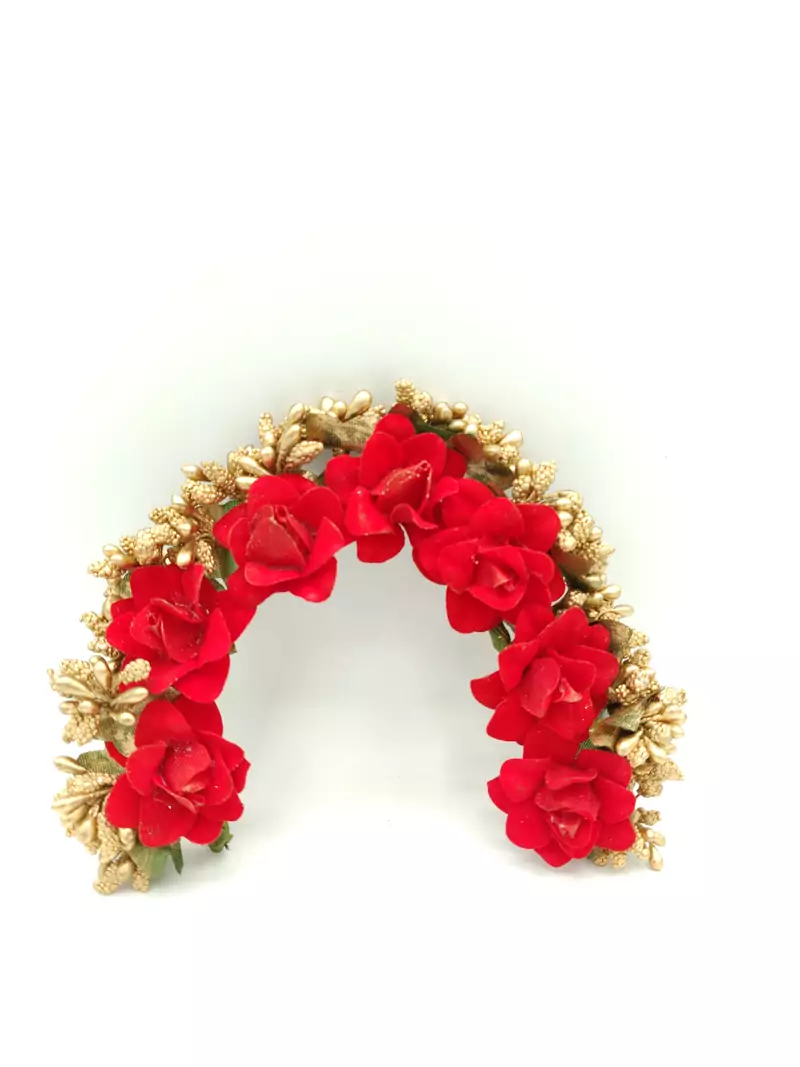 red rose gold flower veni