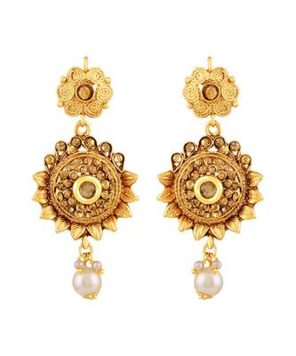 Asmitta Elegant Lct Stone Gold Plated Choker Style Necklace Set With Mangtikka For Women 5