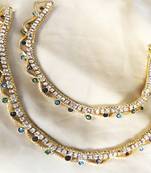 Gold anklets
