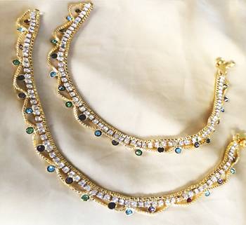 Gold anklets 2