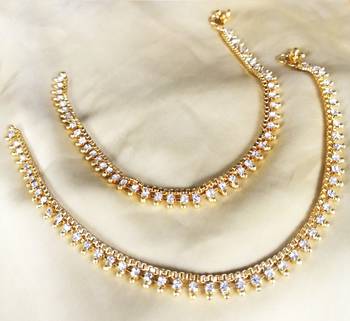 Gold anklets 1