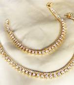 Gold anklets