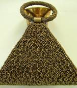 Golden Triangular Clutch