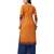 Women's Rust & Navy Blue Cambric Cotton Printed Unstitch Dress Material With Dupatta