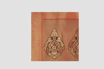 Black Woven Kanchipuram Silk Saree With Blouse 2