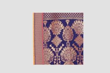 Pink Woven Kanchipuram Silk Saree With Blouse 2
