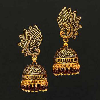 Black jhumkas 1