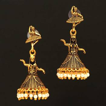 White jhumkas 1