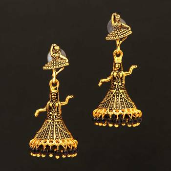 Black jhumkas 1