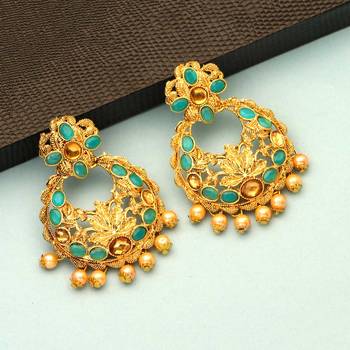 Turquoise danglers-drops 1