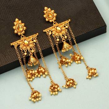 Gold jhumkas 1